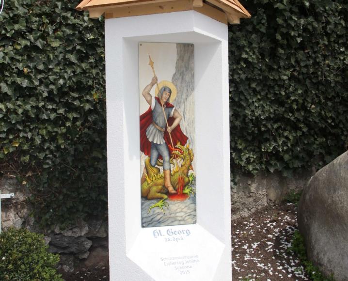 2015_Schenna_Segnung Bildstöckel Heiliger Georg (6) Vorschaubild (Andere)