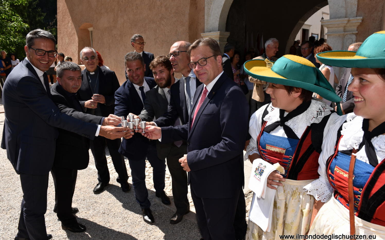 2017_Sankt Romedius Nonstal Nonsberg_Landesublicher Empfang San Romedio 10